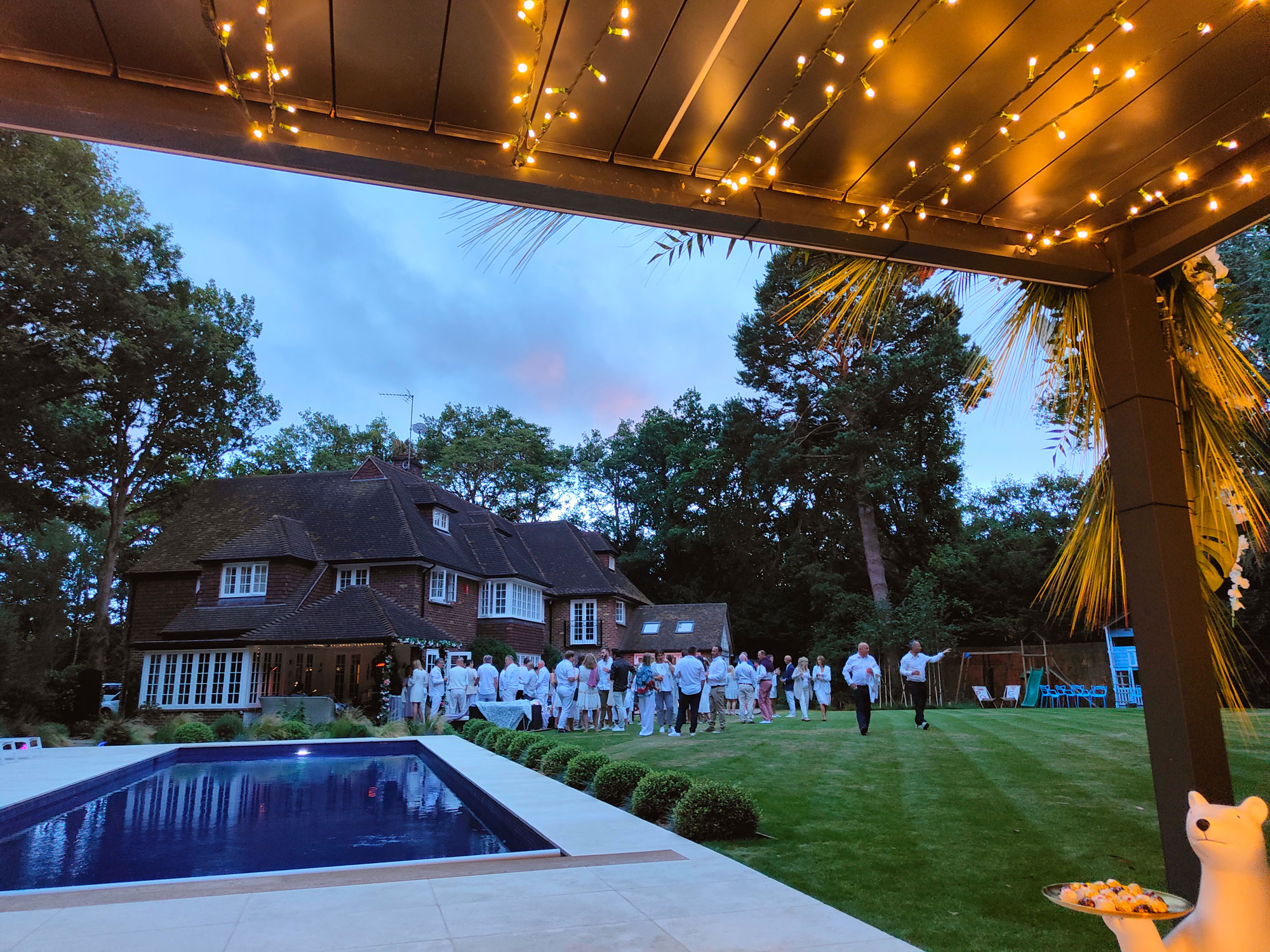 Summer garden party in Weybridge Surrey